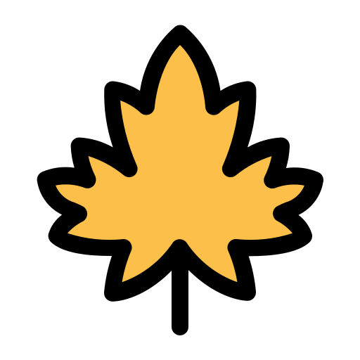 단풍잎 Generic Outline Color icon