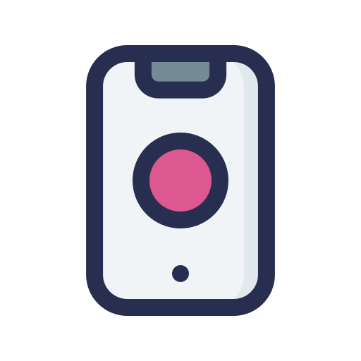 telefon Generic Outline Color ikona