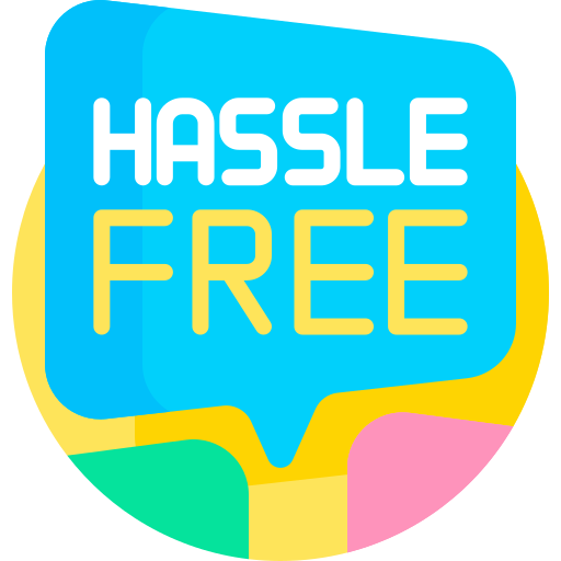 Hassle free Detailed Flat Circular Flat icon