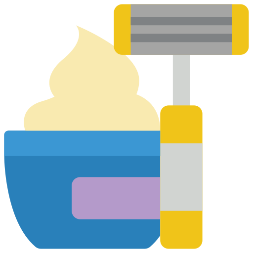 Shaving cream Basic Miscellany Flat icon