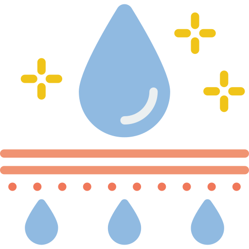 hydratisierte haut Basic Miscellany Flat icon