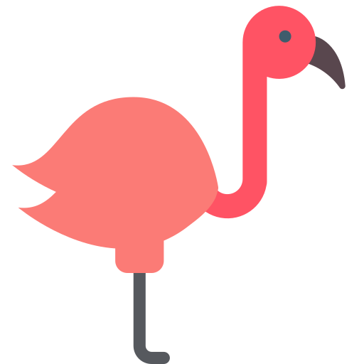 Flamingo Basic Miscellany Flat icon