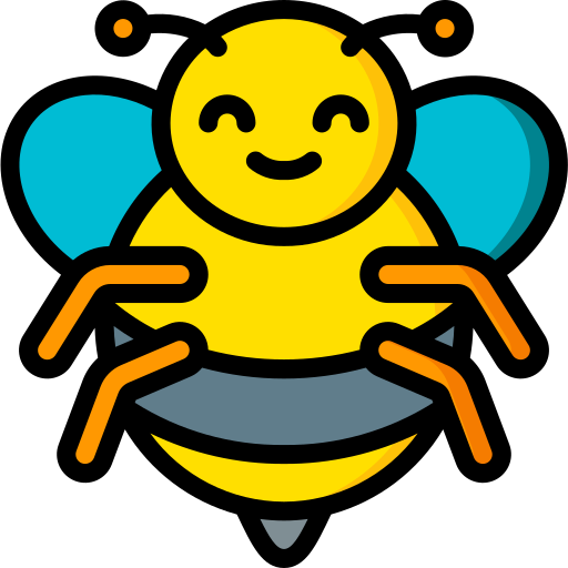 pszczoła Basic Miscellany Lineal Color ikona