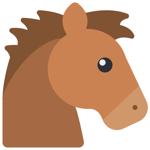 Horse Basic Miscellany Flat icon