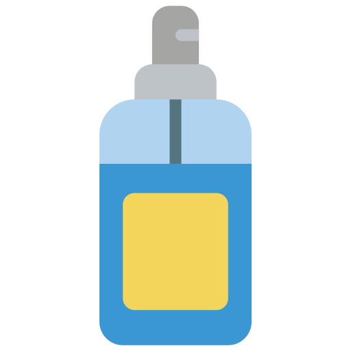 botella de spray Basic Miscellany Flat icono