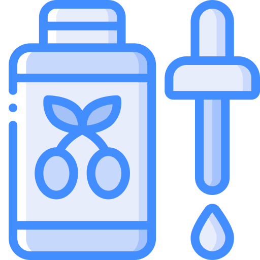 Essential oil Basic Miscellany Blue icon