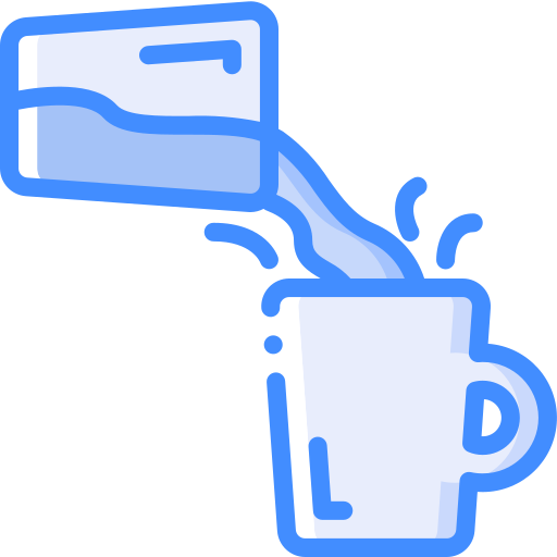 Pouring Basic Miscellany Blue icon