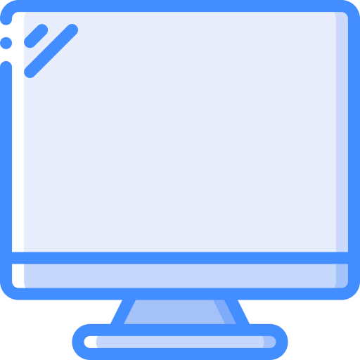 monitor Basic Miscellany Blue ikona