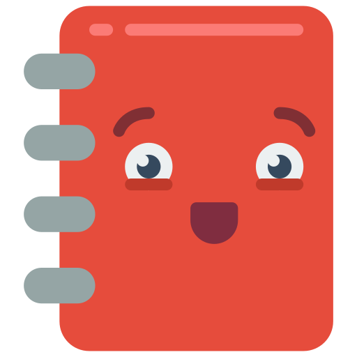 contactboek Basic Miscellany Flat icoon