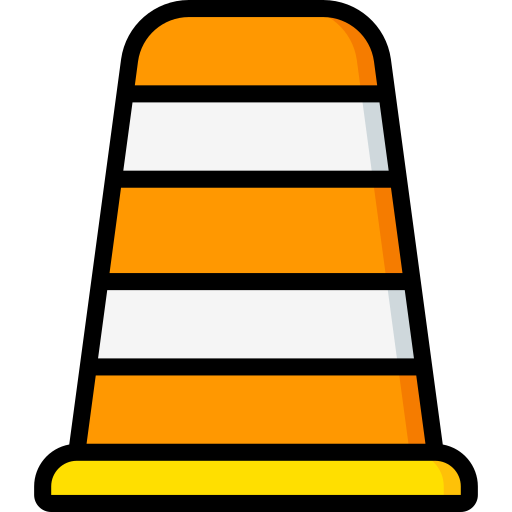 cone de tráfego Basic Miscellany Lineal Color Ícone