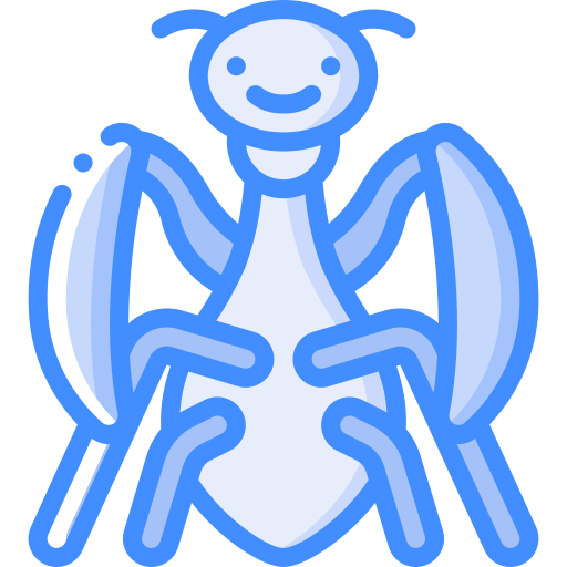 カマキリ Basic Miscellany Blue icon