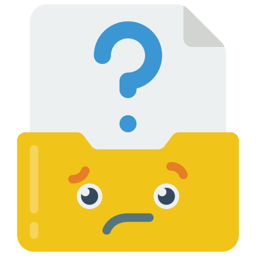 vraag Basic Miscellany Flat icoon