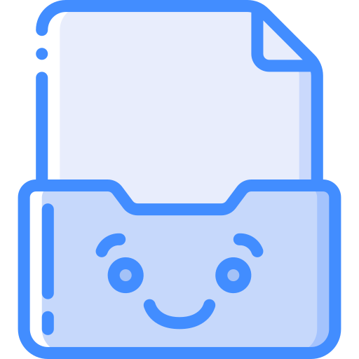 boîte de réception Basic Miscellany Blue Icône