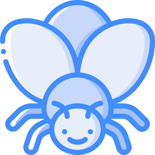 fliegen Basic Miscellany Blue icon