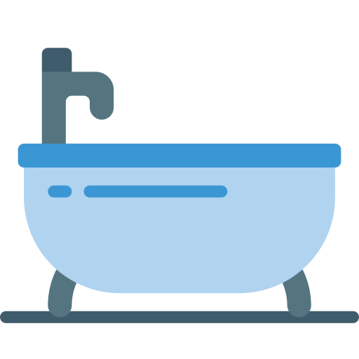 Bathtub Basic Miscellany Flat icon