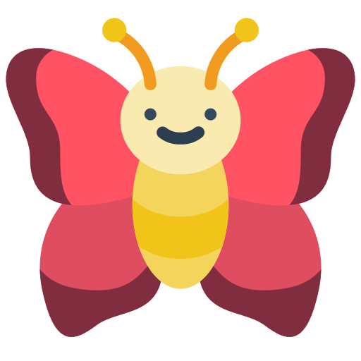 mariposa Basic Miscellany Flat icono