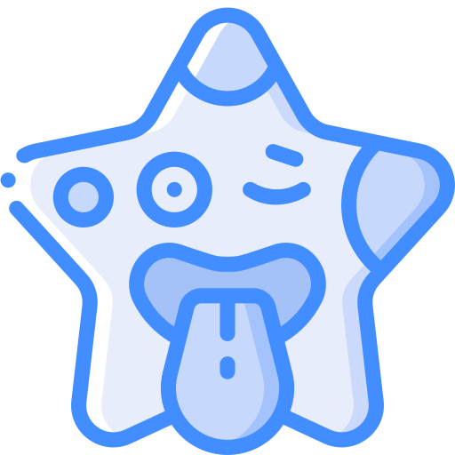 ウィンク Basic Miscellany Blue icon