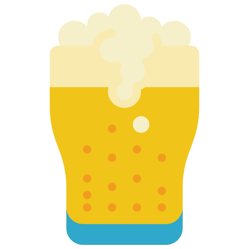 cerveza Basic Miscellany Flat icono
