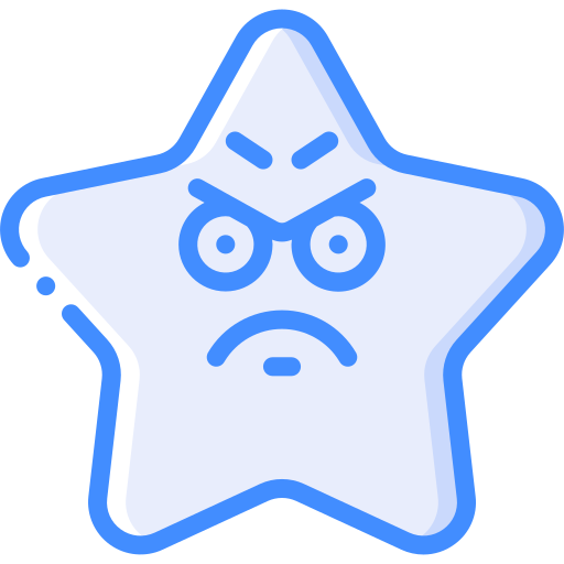 怒り Basic Miscellany Blue icon