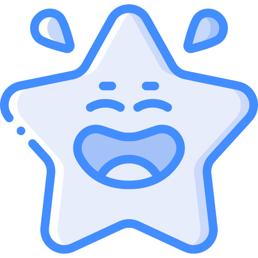 Laugh Basic Miscellany Blue icon