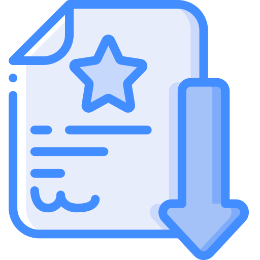 documento Basic Miscellany Blue icono