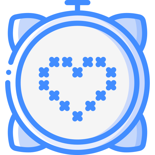 Cross stitch Basic Miscellany Blue icon