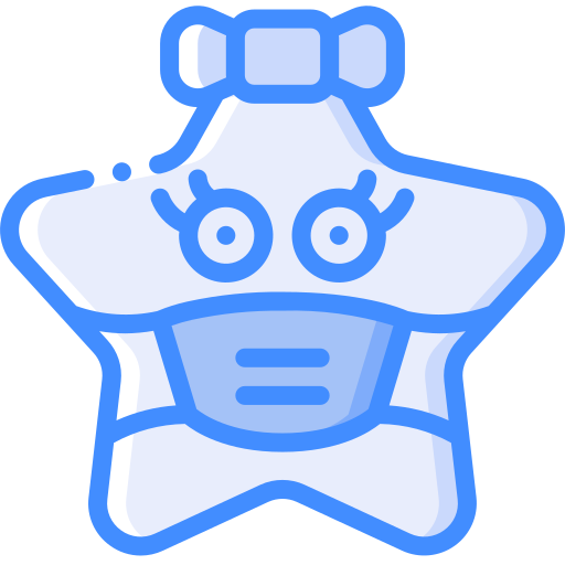schutzmaske Basic Miscellany Blue icon