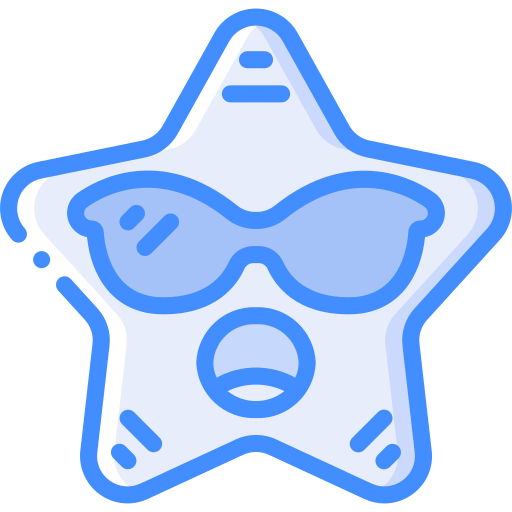 안경 Basic Miscellany Blue icon