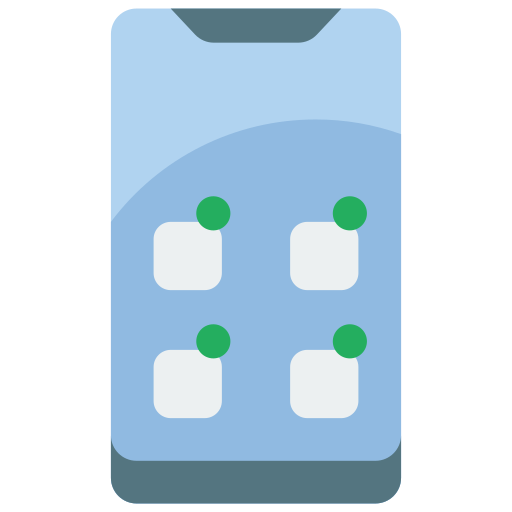 mobile Basic Miscellany Flat icona