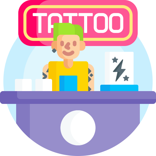 tattoostudio Detailed Flat Circular Flat icon