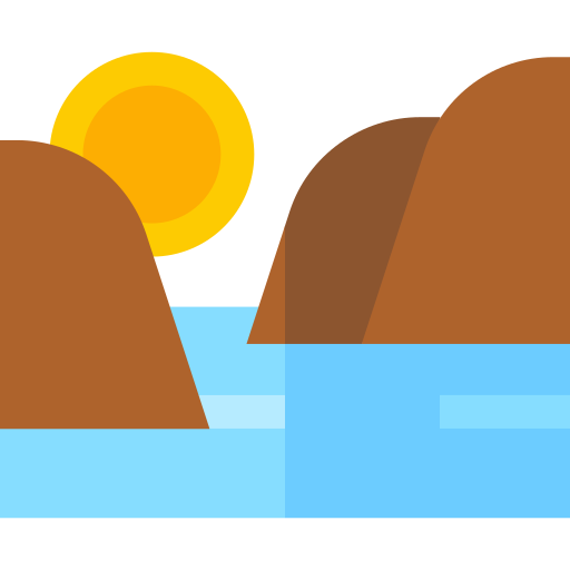 풍경 Basic Straight Flat icon