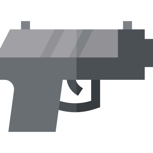 pistole Basic Straight Flat icon