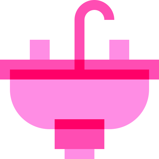 Sink Basic Sheer Flat icon
