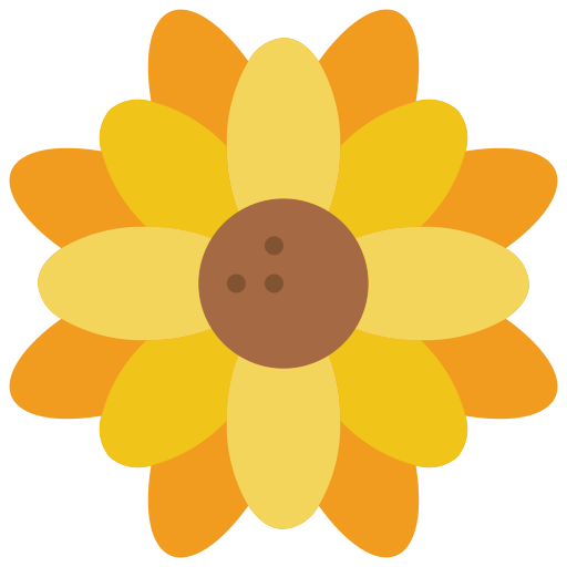 Цветок Basic Miscellany Flat иконка