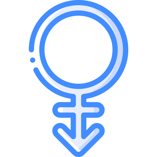 androgyn Basic Miscellany Blue icoon