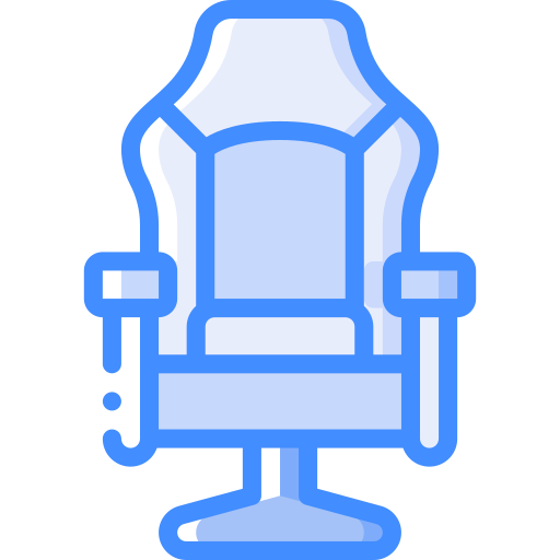 게임용 의자 Basic Miscellany Blue icon