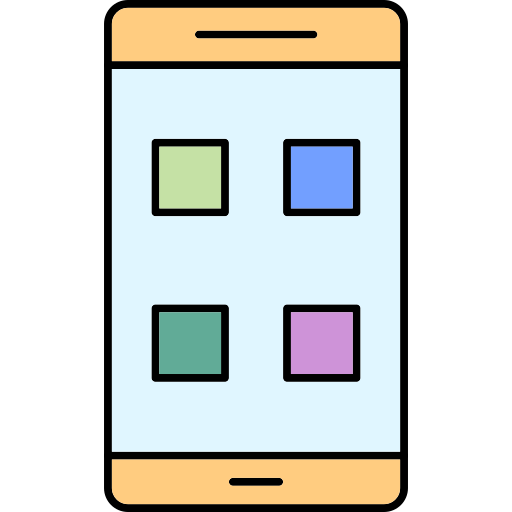 aplicaciones Generic Thin Outline Color icono