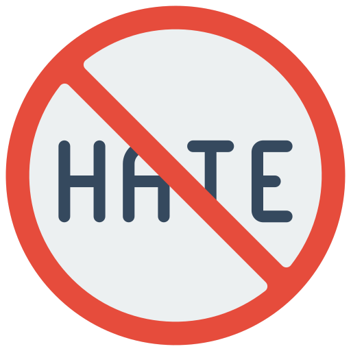 Hate Basic Miscellany Flat icon