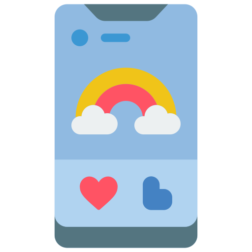 sociale media Basic Miscellany Flat icoon