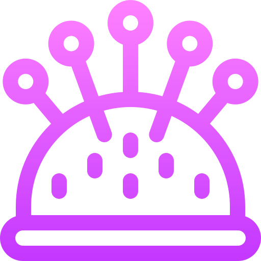 Pincushion Basic Gradient Lineal color icon