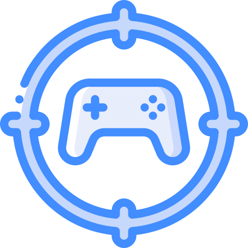 シューティングゲーム Basic Miscellany Blue icon