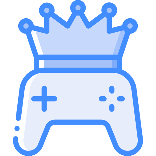 왕관 Basic Miscellany Blue icon