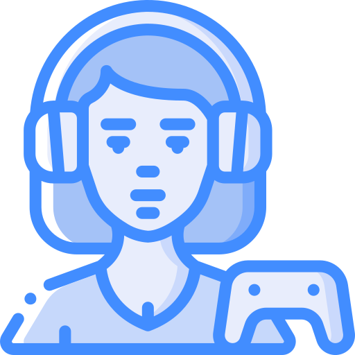 ゲーマー Basic Miscellany Blue icon