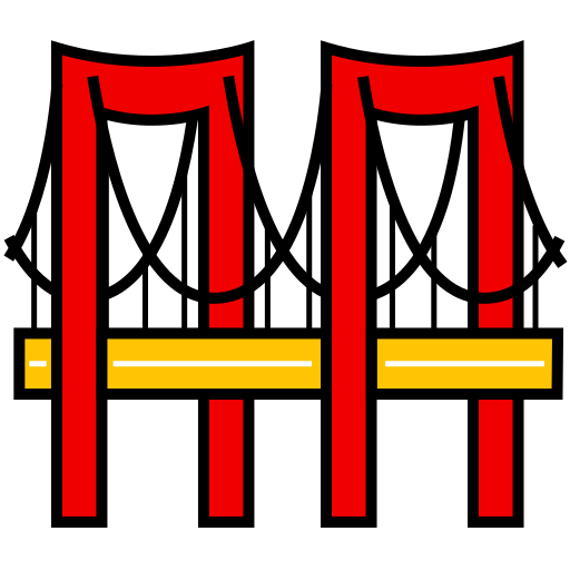 Bridge Generic Outline Color icon
