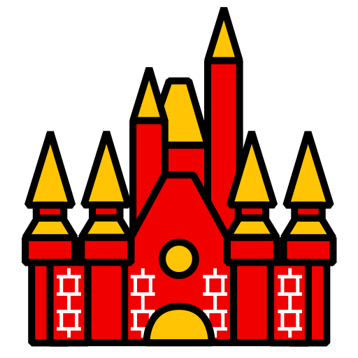 disneyland Generic Outline Color ikona