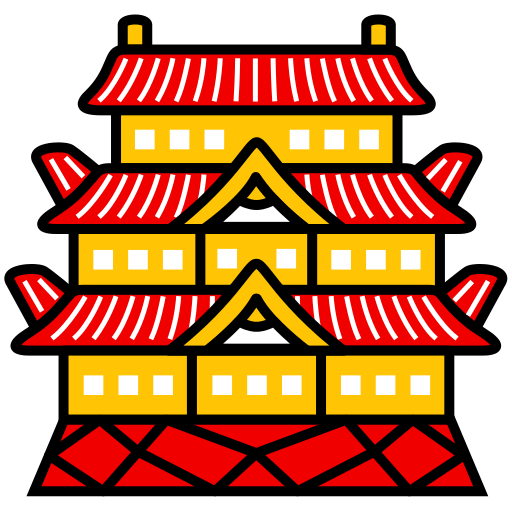 palácio imperial Generic Outline Color Ícone