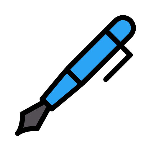 długopis Vector Stall Lineal Color ikona