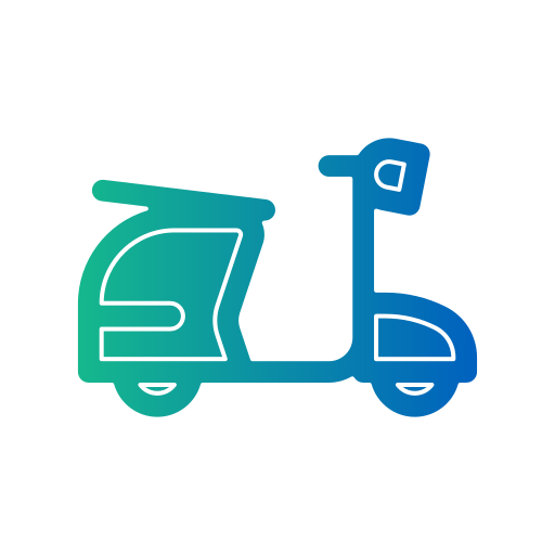 scooter Generic Flat Gradient icono