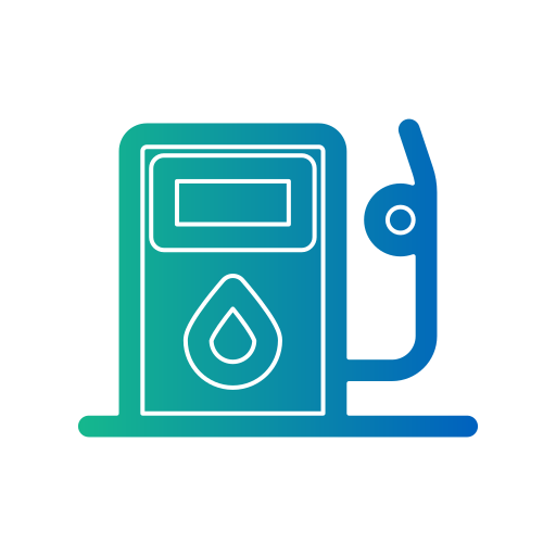 benzinestation Generic Flat Gradient icoon