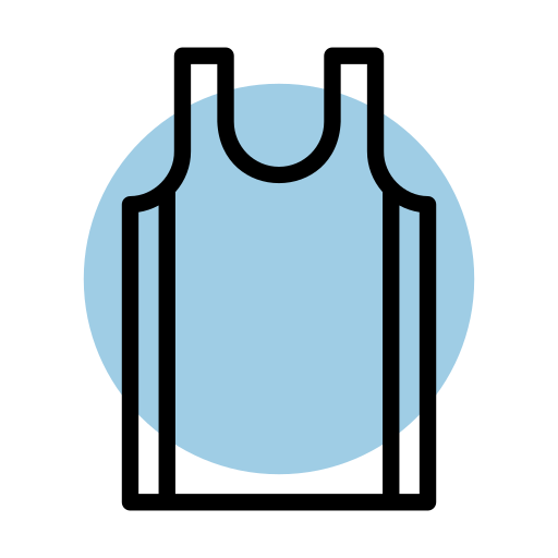 Basketball jersey Generic Rounded Shapes icon
